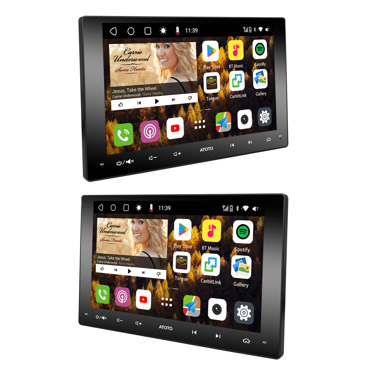 ATOTO S8U2093PM 9inch Touchscreen Double DIN Android Car Radio Stereo, Wireless CarPlay & Android Auto in Dash Video Receiver, Mirror Link, 4G LTE/WiFi/BT/USB Tethering, Dual Bluetooth, 2G+32G