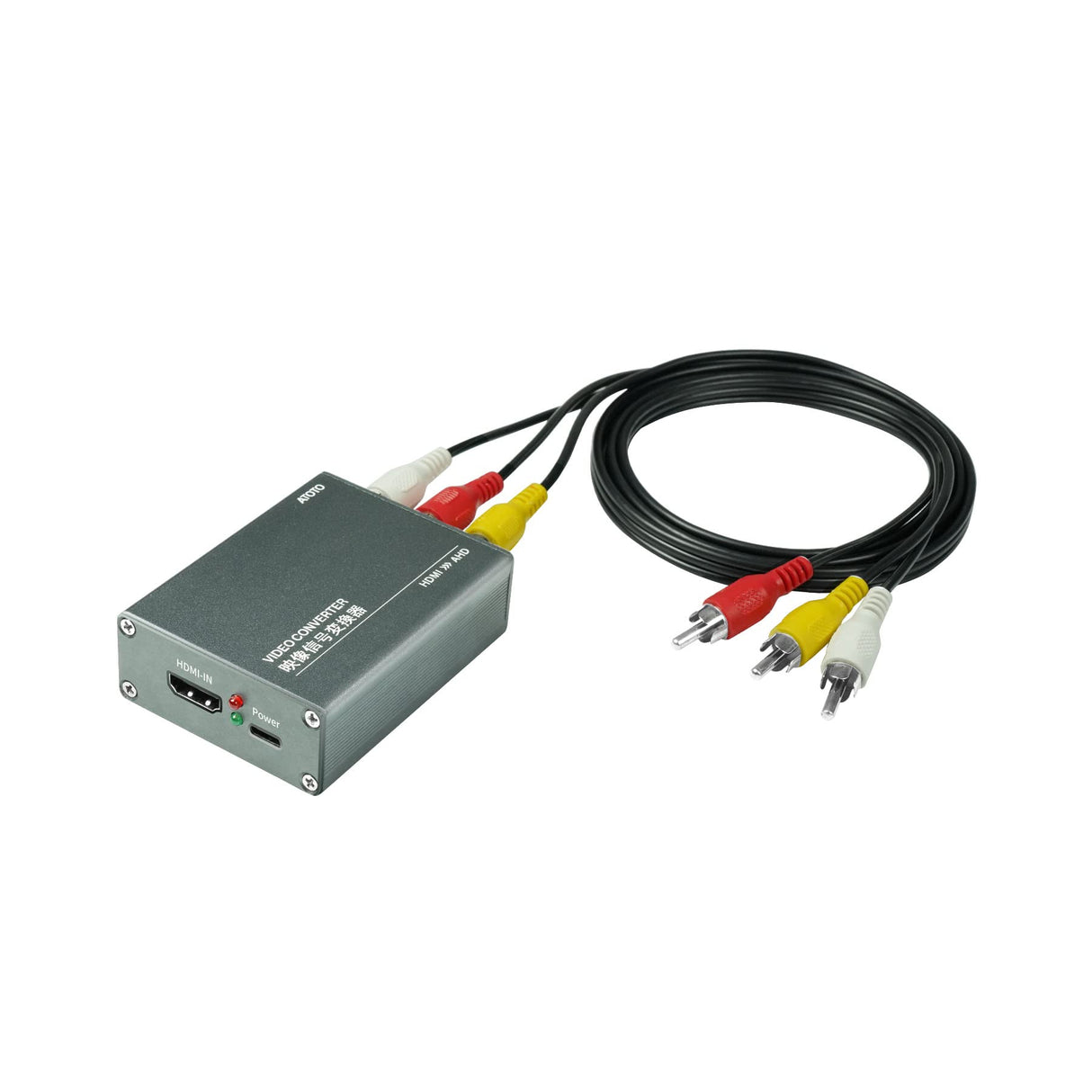 ATOTO AC-HAV50 Adaptador de salida de vídeo - Convertidor de video HDMI a AHD- Para todos los estéreos de coche ATOTO (No compatible con la serie ATOTO A6Y, la serie A6KL, la serie SA102)