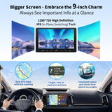 ATOTO F7WE 9 inch Double Din Car Stereo, CarPlay & Android Auto, Full Touchscreen Car Radio, MirrorLink, HD LRV, GPS Navi, USB Video & Audio, Voice Control, F7G209WE