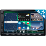 ATOTOZONE 7inch AI Android in-Dash Navigation, 8G+128G Audio Double Din Car Stereo, 4G LTE, Wireless Carplay & Android Auto, Dual Phone Connection&BT, 36B-EQ, HDMI Input, with Backup Cam, X10G2A7E-R2