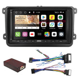 ATOTO S8VW07A4MS Android 7-Zoll Auto-Navigation Autoradio 2 DIN kompatibel mit VW Volkswagen/Golf/Polo/Tiguan, GPS-Tracking, drahtloses Carplay &amp; Android Auto, eingebautes 4G, 4+32G, für Global