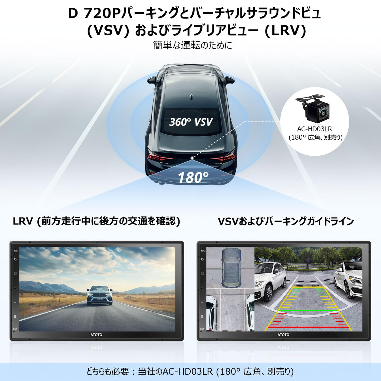 MYATOTO S8G2C74MS-A 7インチディスプレイオーディオ 2DINカーナビ、4GB+32GB 大容量無線AI CarPlay&amp;Android Autoとミラーリング 4G LTE/WiFi対応でYouTube、GPS内蔵 Bluethooth5.0 バック連動/映像出入力対応