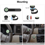 ATOTO AC-44F8 Watchband Style Wireless Remote Control with Luminous Buttons, Key Mapping, for Both ATOTO Car Stereos and Other Brands, Substitute for Steering Wheel Controls