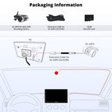 ATOTO AC-44P4 HD 720P Cámara DVR Frontal, Ángulo de Visión Amplio de 140°, Soporta hasta 128GB de Almacenamiento, Compatible Solo con Series ATOTO P5 Seleccionadas