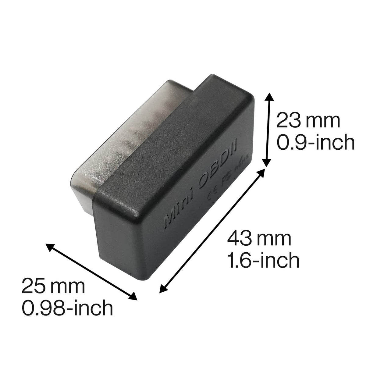 ATOTO AC-4450 Bluetooth OBDII / OBD2 Escáner de diagnóstico de Coche/Herramienta de escaneo Solo para el estéreo de Coche Android ATOTO A6 y S8 Series - Compatible con la aplicación Torque