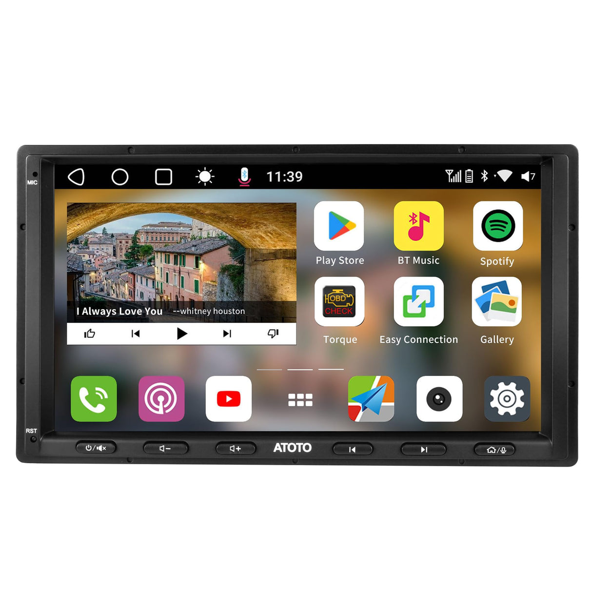 S8G2A74MS 7" Double DIN Car Stereo