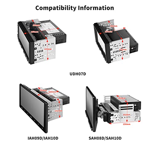 ATOTO CA-AEC01 Amplificatore per auto, 4 canali, 400 watt di potenza massima, 2/4 Ohm stabile, Classe A/B, Compatibile solo con autoradio ATOTO selezionate