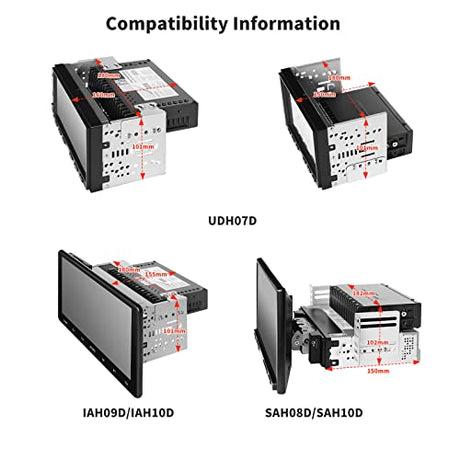 ATOTO CA-AEC01 Amplificatore per auto, 4 canali, 400 watt di potenza massima, 2/4 Ohm stabile, Classe A/B, Compatibile solo con autoradio ATOTO selezionate