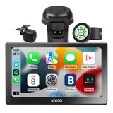 ATOTO P5 CarPlay Voiture Autoradio Portable 9" Écran antireflet QLED, Carplay sans Fil et Android Auto sans Fil, Bluetooth, MirrorLink, Sortie FM/AUX, Commande Vocale, P509SD