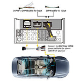 ATOTOCA-AEC01 Amplificateur de Voiture, 4 canaux, Puissance maximale de 400 Watts, Stabilité 2/4 Ohm, Classe A/B, Compatible Uniquement avec Certains ATOTO autoradios