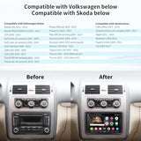 ATOTO A6PF 7Pollici Android Autoradio 2 DIN Compatibile con VW Volkswagen/Golf/Polo/Tiguan, Carplay senza fili e Android Auto senza fili, 2 Bluetooth, Tethering WiFi/BT/USB, HD LRV, 2G+32G,A6VW07APF