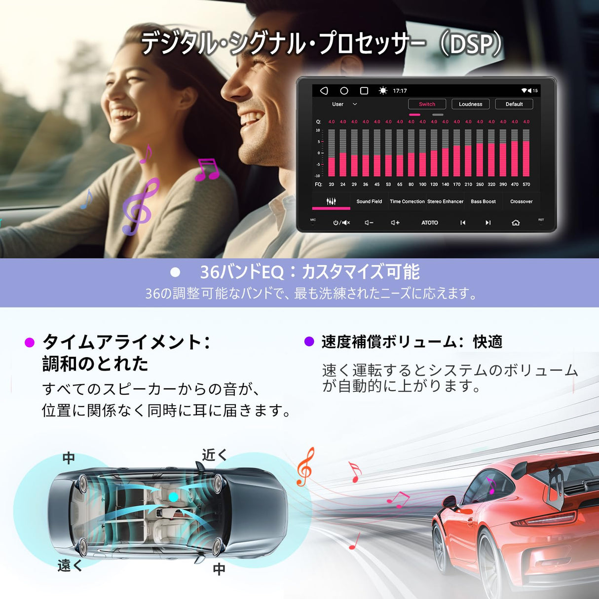 A6G209PF 9インチ 2DIN ディスプレイオーディオ Android カーナビ