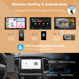 【4G LTE WiFi】 ATOTOLIFE S8 Android System Double Din Car Stereo, 4G+32G Android Radio, Wireless CarPlay Android Auto, 7inch Touchscreen in-Dash Navigation, Dual Bluetooth, SCVC, 32B-EQ DSP, VSV