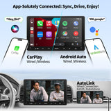 [9 Pouces] ATOTO F7WE Autoradio 2 DIN, CarPlay sans Fil et Android Auto sans Fil, Écran Tactile Complet Stereo avec Bluetooth, MirrorLink, LRV HD, FM/AM, Contrôle Vocal, F7G209WE