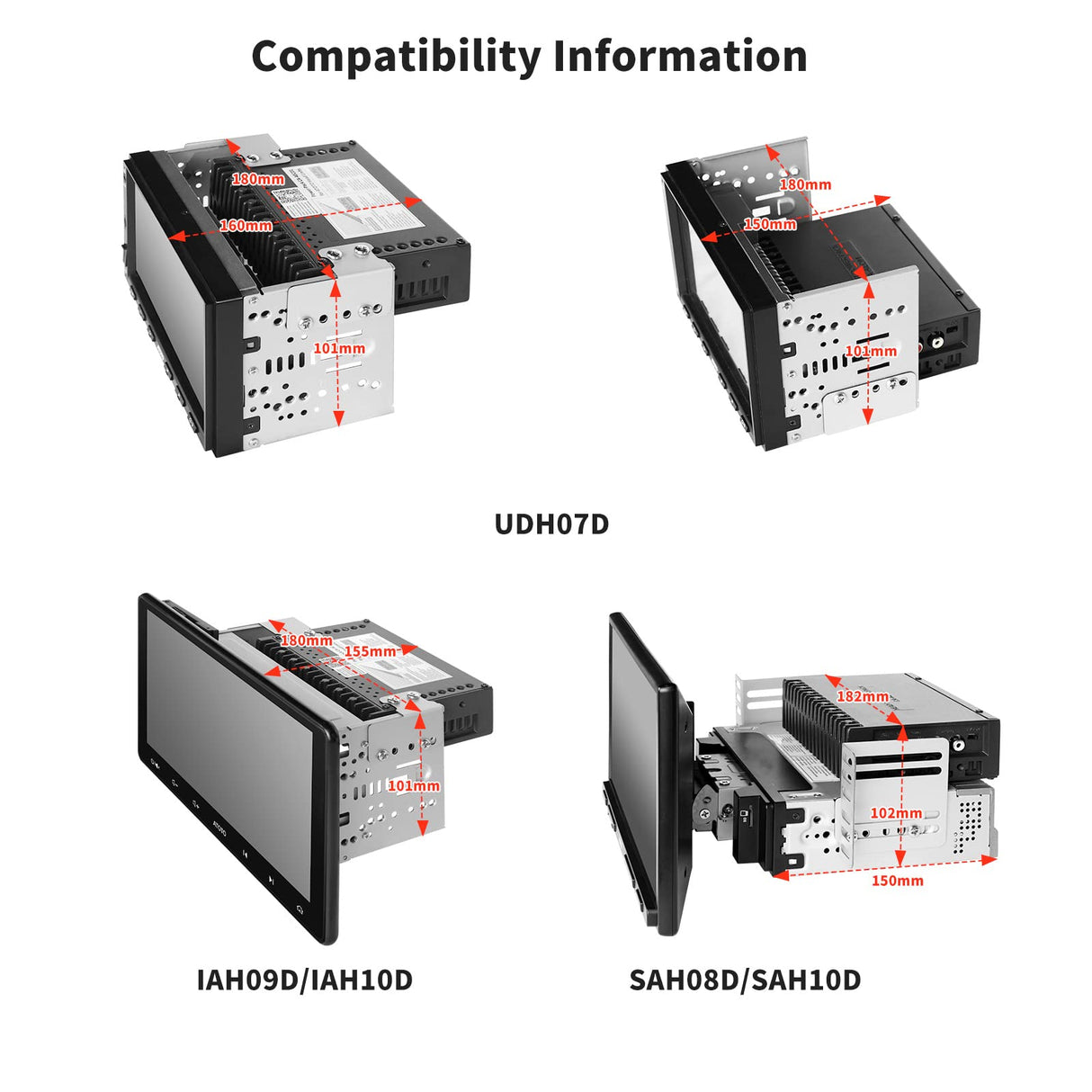 ATOTO CA-AEC01 Autoversterker, 4 kanalen, 400 watt maximaal vermogen, 2/4 Ohm stabiel, Klasse A/B, Alleen compatibel met geselecteerde ATOTO autoradio's