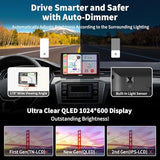 ATOTO P807PR Portable Wireless Android Auto 7inch Car Stereo, Wireless CarPlay, with 1080P Dual Recording Cameras, Remote Control, WDR & Auto Dimmer, Fast Charge, Support Up to 128G SD