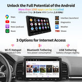 [9 pollici] ATOTO A6 PF Doppio DIN Android Autoradio, Senza Fili CarPlay e Android Auto, Display IPS, Doppio BT, Internet con tethering WiFi/BT/USB, HD LRV, 2G+32G, A6G209PF