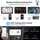 ATOTO S8MS 7 Pouces Android Autoradio 2 Din Compatible avec Certains Modèles Opel,Suivi GPS, Carplay sans Fil et Android Auto sans Fil, Double Bluetooth, 4G intégré, HD LRV, 4G+32G, S8OP07A4MS