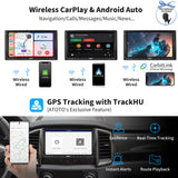 ATOTO S8MS 7 pollici Autoradio 2 Din Android 4G+32G, CarPlay Wireless e Android Auto Senza fili, LTE 4G integrato, Tethering WIFI/USB/BT, 2 Bluetooth, DSP EQ a 36 bande, MirrorLink, SCVC, S8G2A74MS