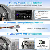 ATOTO F7 WE 7 Pouces Écran Tactile Complet de Autoradio 2 DIN, CarPlay sans Fil et Android Auto sans Fil, Lien Miroir, Bluetooth, Rétroviseur HD en Direct, FM/AM/RDS, Contrôle Vocal, F7G2B7WE