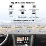 ATOTO S8MS 7 Pulgadas Radio 2 DIN Android Compatible con Modelos Opel Seleccionados, Seguimiento GPS, Carplay inalámbrico y Android Auto, Bluetooth Dual, 4G Incorporado, HD LRV, 4G+32G，S8OP07A4MS