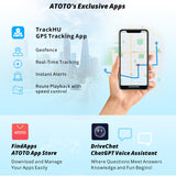 ATOTO P9 Android Autoradio, 4G+32G, Wireless Carplay, Android Auto Wireless, MirrorLink, Ingebouwde 4G LTE, GPS Tracking, Dubbele Bluetooth, Automatische Dimmer, Afstandsbediening,P90X08-EU01