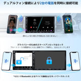 [最新] ATOTOZONE X10G2A7E 7インチボタン式Androidカーナビ、8G+128GダブルDINカーステレオ、ChatGPT AIアシスタント、4G LTE、無線Carplay &amp; Android Auto、デュアルフォン接続 &amp; Bluetooth、36B-EQ、GPS追跡、ダッシュカメラ付き