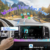 ATOTO F7 WE 7inch Double DIN Car Stereo, Wireless CarPlay & Wireless Android Auto, Touchscreen Car Radio with Bluetooth, Mirror Link, HD LRV, FM/AM, GPS Navi, Voice Control, F7G2A7WE