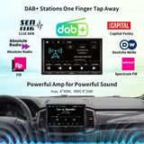 ATOTO F7XE 10 Zoll Eingebautes DAB+ Doppel-DIN &amp; Single-DIN Adaptive Autoradio Bluetooth, Wireless CarPlay &amp; Kabelloses Android Auto, DAB Radio, MirrorLink, HD-LRV, Schnellladen, F7G110XED