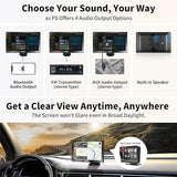 ATOTO P8 7" QLED GPS Navigation, Portable Car Stereo, Wireless Android Auto & Wireless Carplay, Glare-Suppressing Touchscreen Head Unit, 1080P Dash Cam, WDR & Auto Dimmer, Voice Assistant, P807SD-FC