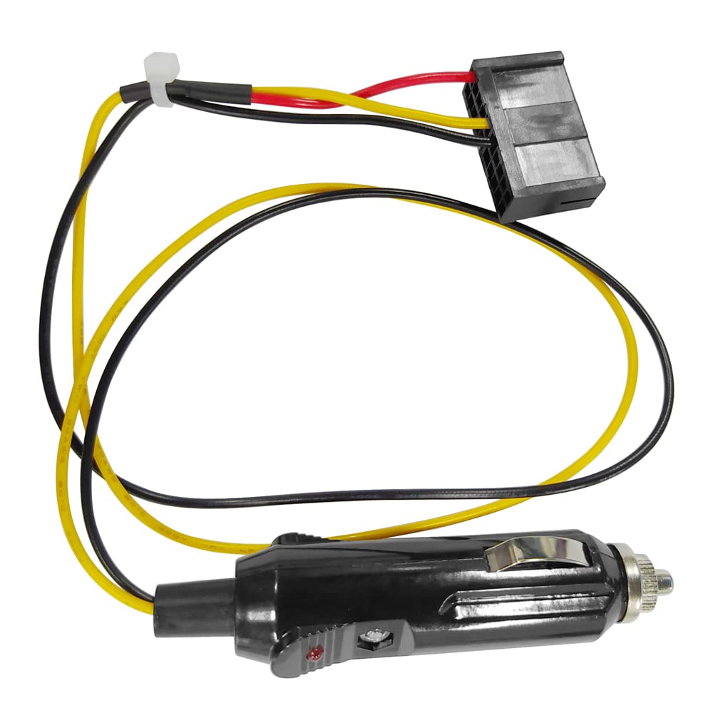 ATOTO AC-CLHU12 Adaptateur de faisceau d'alimentation - Allume-cigare 12 V vers connecteur d'alimentation stéréo de voiture 12 V - Uniquement pour les modèles d'autoradio ATOTO