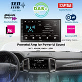 ATOTO F7XE Integrierter DAB/DAB+ Dual-DIN-Digital-Medienempfänger, kabelloses CarPlay und kabelloses Android Auto, 7-Zoll-QLED-Touchscreen, Mirror Link, Bluetooth, HD LRV, Schnellladung, F7G2B7XED