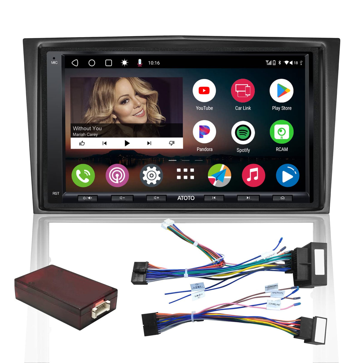 ATOTO A6PF 7 Pulgadas Radio 2 DIN Android Compatible con Modelos Opel Seleccionados, Carplay inalámbrico y Android Auto inalámbrico, Bluetooth Dual, WiFi/BT/USB Tethering, HD LRV, 2G+32G,A6OP07APF