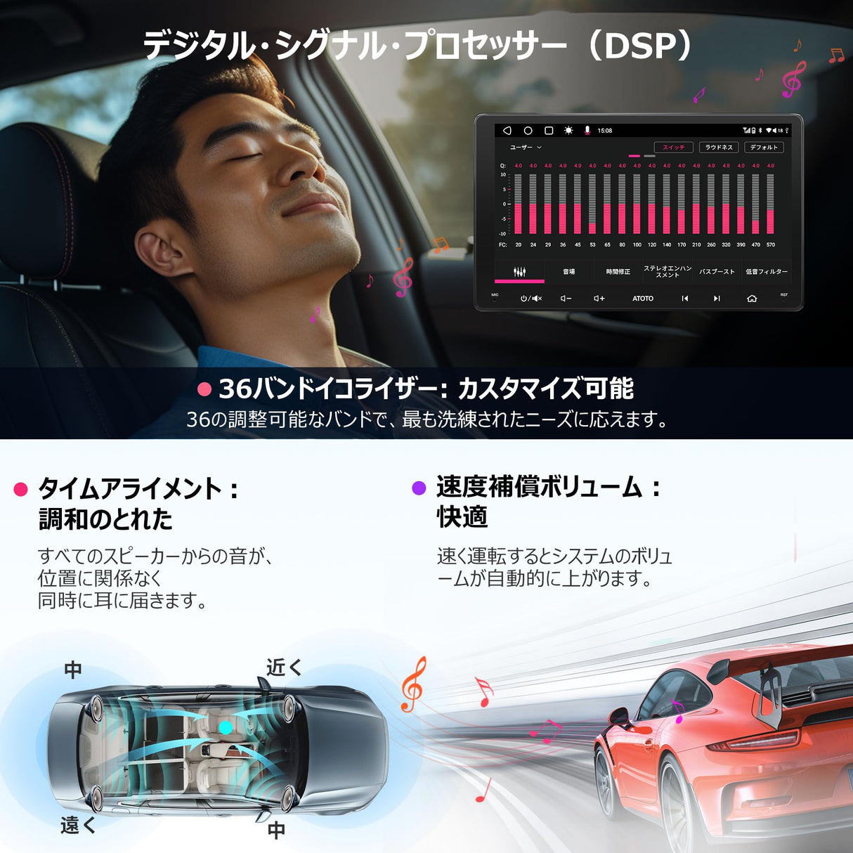 A6G209PL 9インチ2DIN Android ディスプレイオーディオ カーナビ