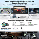 ATOTO 7-Zoll-Voll-Touchscreen-2-Din-Autoradio, kabelloses CarPlay und kabelloses Android Auto, Mirror Link, Bluetooth, HD Live-Hintergrundspiegel, F7C04-1EU