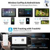 ATOTO S8MS 9" QLED 1280*720 Android In Dash Video Receivers, Double Din Car Stereo, Wireless Android Auto & Wireless CarPlay, GPS Tracking, 4G+32G, Built-in 4G LTE, Dual Bluetooth, LRV, SCVC,S8G2094MS