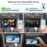 ATOTO A6PF 7Pollici Android Autoradio 2 DIN Compatibile con Alcuni Modelli Opel Selezionati, Carplay senza fili, 2 Bluetooth, Tethering WiFi/BT/USB, HD LRV, 2G+32G,A6OP07APF