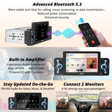 ATOTO F7WE 5inch Single Din Car Stereo Receivers, Wireless Carplay & Wireless Android Auto, Touchscreen with Physical Knobs, Car Radio with Bluetooth 5.3, Phonelink, GPS Navi, F7G1A5WE