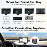 ATOTO P807SD-RM PortatileAutoradio, CarPlay wireless e Android Auto Wireless, Touchscreen QLED da 7 pollici, WDR e dimmer automatico, telecomando, Bluetooth, uscita AUX/FM, Navigazione GPS