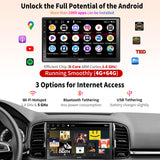 ATOTO A6PP 7 "Android 2-DIN-Autoradio, integrierter DVD-Spieler im Armaturenbrett, DAB+-Radio, kabelloses CarPlay und kabelloses Android Auto, Spiegellink, A6G2C7PP-1EU