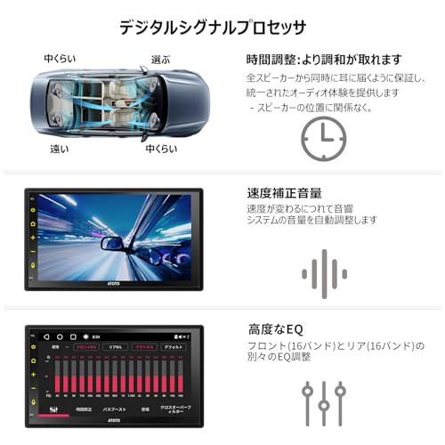 S8G2B74MS 7インチ 2DIN Android ディスプレイオーディオ