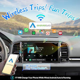 ATOTO F7 We 7" Pantalla táctil Radio Coche 2 DIN, CarPlay inalámbrico y Android Auto inalámbrico, Bluetooth, MirrorLink, RDS/FM/Am, Visión Trasera en Directo HD, Control por Voz, F7G2B7WE