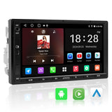 ATOTOZONE A5L Android Autoradio 2 Din, 7" Écran Tactile Récepteurs multimédia, Android Auto&CarPlay sans Fil, Tethering de WiFi/BT, Bluetooth,MirrorLink,24-B EQ DSP, 2G+32G,FM/AUX