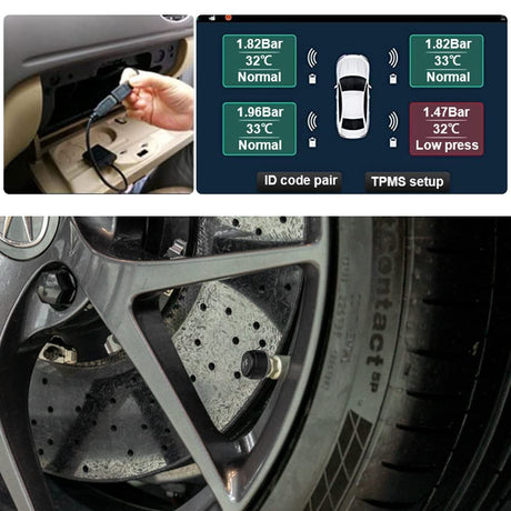 ATOTO AC-UTP1 USB TPMS Tire Pressure Monitoring Sensors System specified for A6/S8 Models