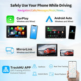 [9inch] ATOTO A6 PF Android in-Dash Video, Double-DIN Car Stereo, Wireless CarPlay & Android Auto, Car GPS in-Dash Navigation, Dual Bluetooth, WiFi/BT/USB Tethering, HD LRV, 2G+32G, A6G209PF