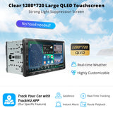 ATOTOZONE X10G2A7E 7-Zoll-Tasten-Android-In-Dash-Navigation, 8+128G Doppel-DIN-Radio, ChatGPT KI, 4G LTE, Kabelloses CarPlay &amp; Android Auto, Dual-Phone &amp; Bluetooth