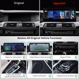 ATOTO 12,3'' Radio Coche Bluetooth CarPlay y Android Auto Inalámbrico, Compatible con BMW Serie 5 F10 F11 CIC (2011-2012), GPS para Coches, DriveChat AI, 2 Bluetooth, 4G LTE