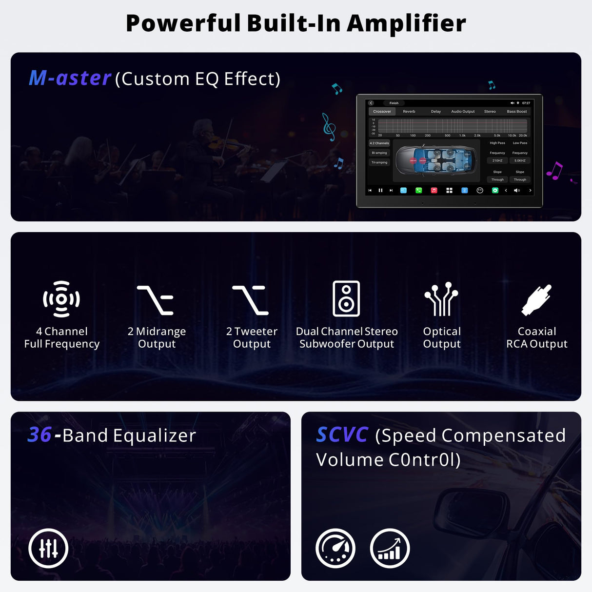 ATOTOZONE X10DG209E 9 Zoll Android DAB+ Autoradio Doppel-Din, 8+128G, 4G LTE, KI-Sprachassistent, Kabelloses Carplay & Android Auto, Duales Mikrofon & BT & Kameraeingang, 36B-EQ, HDMI-Eingang