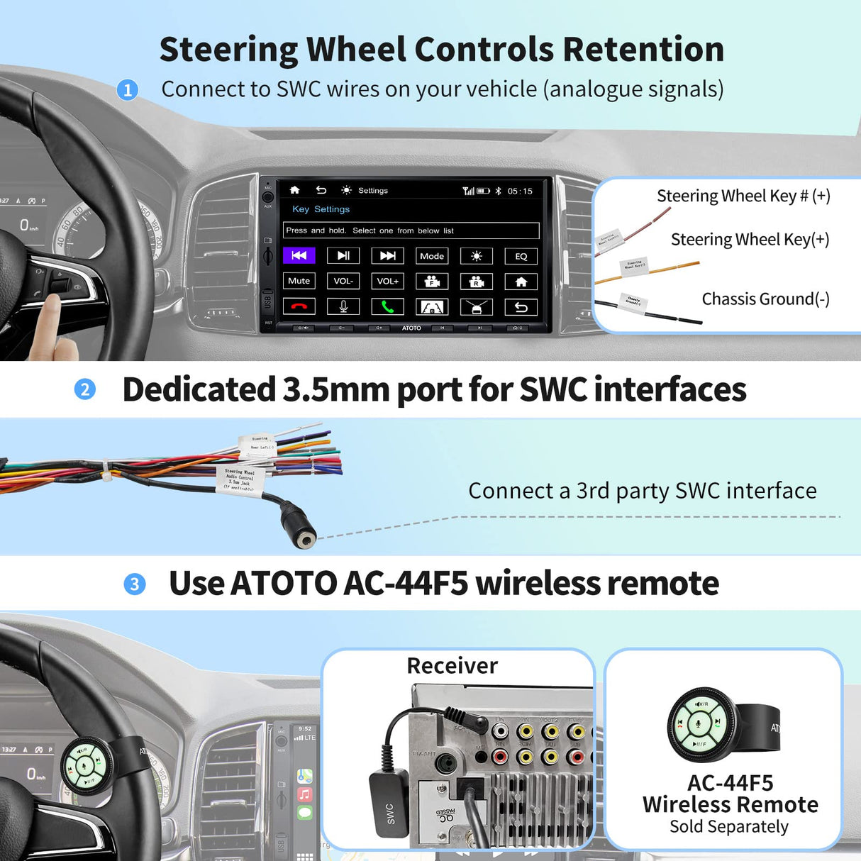 [Upgrade] F7G2A7WE 7" Double DIN Car Stereo