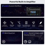 ATOTOZONE X10G2A7E 7inch Button Android In-Dash Navigation, 8G+128G Double Din Car Stereo, ChatGPT AI Assistant, 4G LTE, Wireless Carplay & Android Auto, Dual Phone Connection & Bluetooth